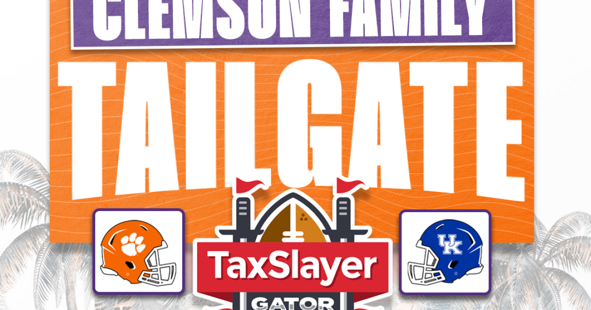 Join Us At The Gator Bowl Clemson Family Tailgate IPTAY